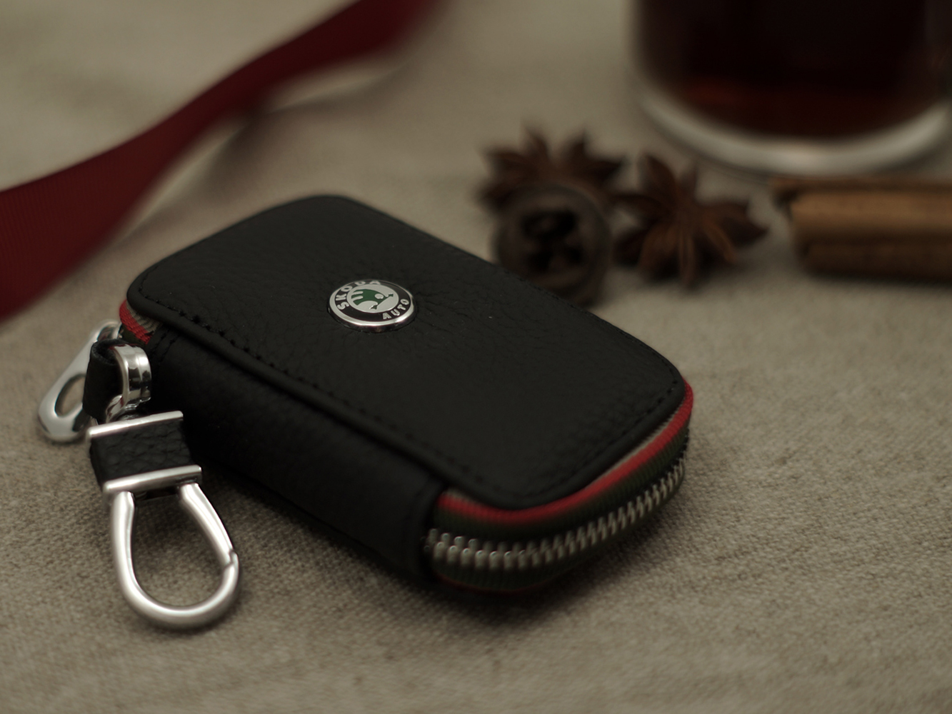 Чехол для ключа skoda