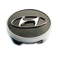 Колпачок на диски Hyundai (60/56/12) черный хром 