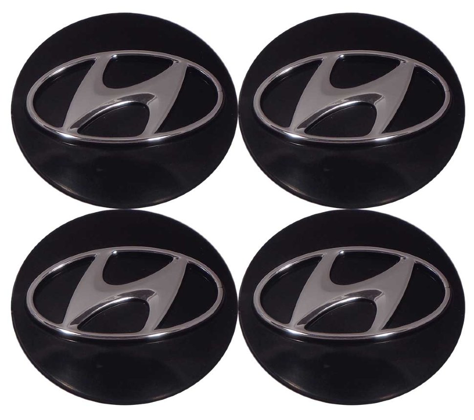 Значок hyundai черный