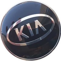 Колпачок для диска KIA (60/56/9) чёрный хром